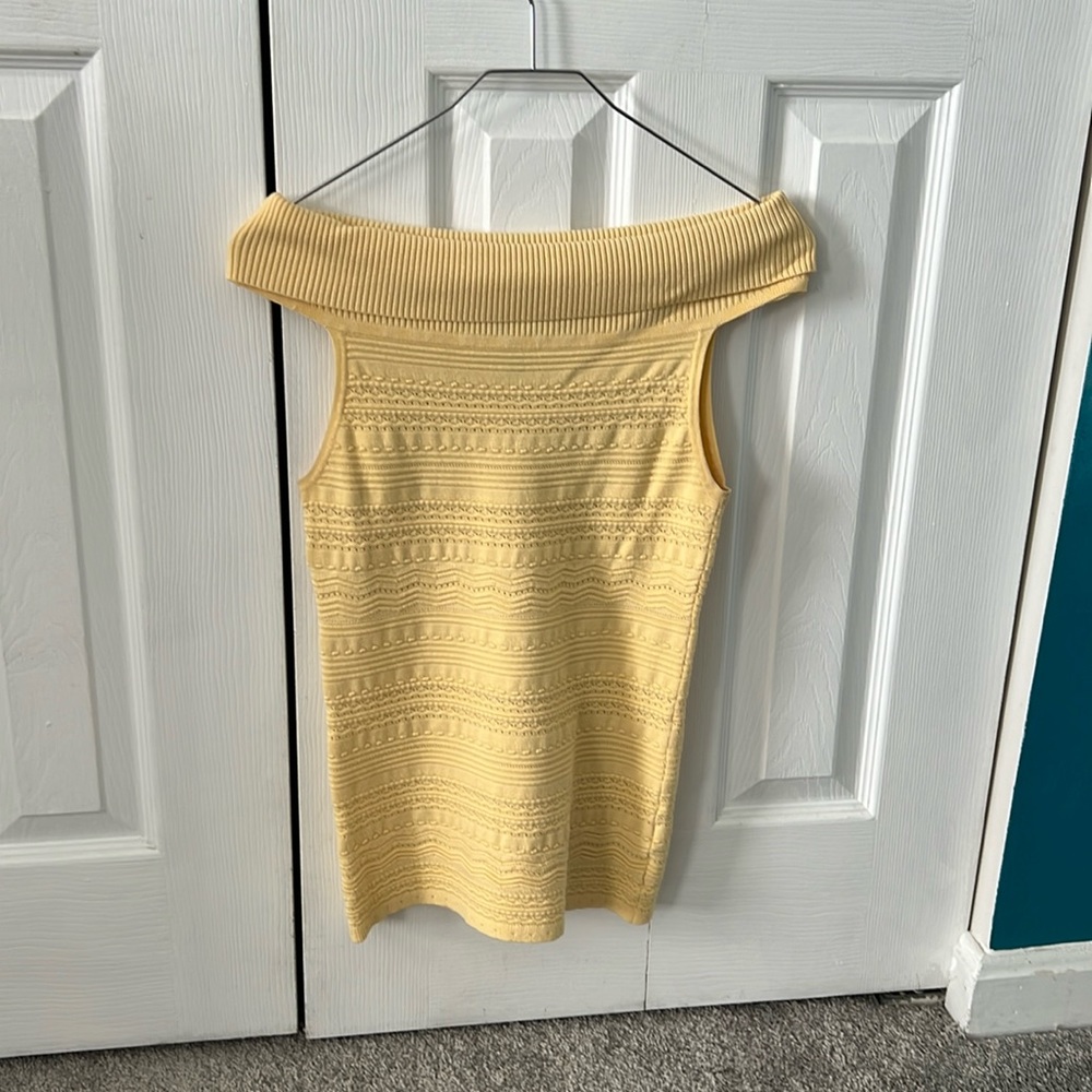 White House Black Market Off Shoulder Sweater
